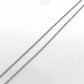 HERMES H motif Eileen Pendant Chain Accessory Necklace Metal Ladies Silver