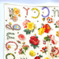 GUCCI Flora line Flowers Insects Fashion Accessories Apparel Floral Large Scarf Silk Women's Beige