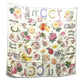 GUCCI Flora line Flowers Insects Fashion Accessories Apparel Floral Large Scarf Silk Women's Beige
