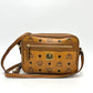 MCM MWR25VI20C0001 Visetos Bag Shoulder Bag Leather Women's Brown