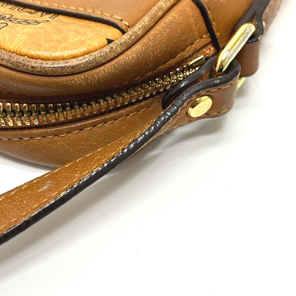 MCM MWR25VI20C0001 Visetos Bag Shoulder Bag Leather Women's Brown