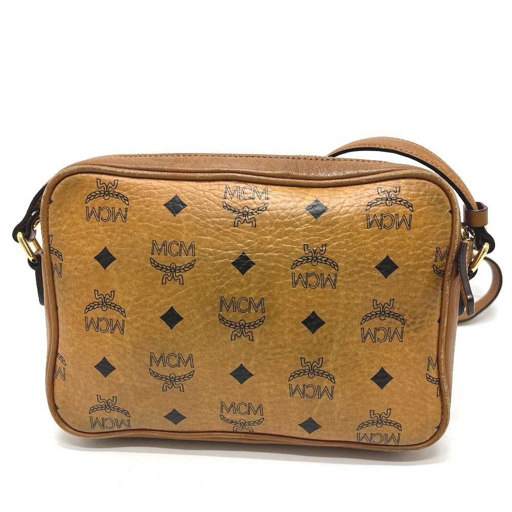 MCM MWR25VI20C0001 Visetos Bag Shoulder Bag Leather Women's Brown