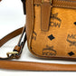 MCM MWR25VI20C0001 Visetos Bag Shoulder Bag Leather Women's Brown
