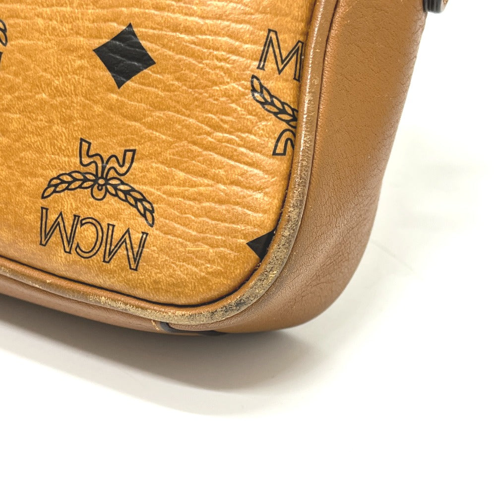 MCM MWR25VI20C0001 Visetos Bag Shoulder Bag Leather Women's Brown