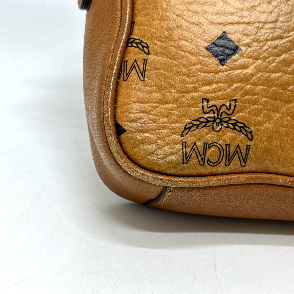 MCM MWR25VI20C0001 Visetos Bag Shoulder Bag Leather Women's Brown