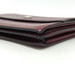 HERMES Sellier Business Card Holder Card Case Leather Women's Rouge H Silver Hardware