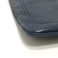 BALLY Flat Bag, Adjustable Crossbody Shoulder Bag, Leather, Unisex, Navy