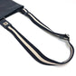 BALLY Flat Bag, Adjustable Crossbody Shoulder Bag, Leather, Unisex, Navy
