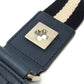 BALLY Flat Bag, Adjustable Crossbody Shoulder Bag, Leather, Unisex, Navy