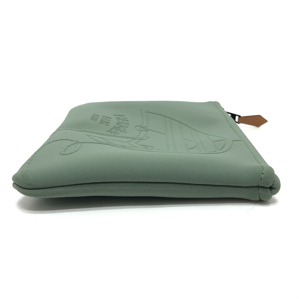 HERMES Neobain Thalassa PM Thalassa PM Organizer Pouch Flat Pouch Nylon Women's Khaki