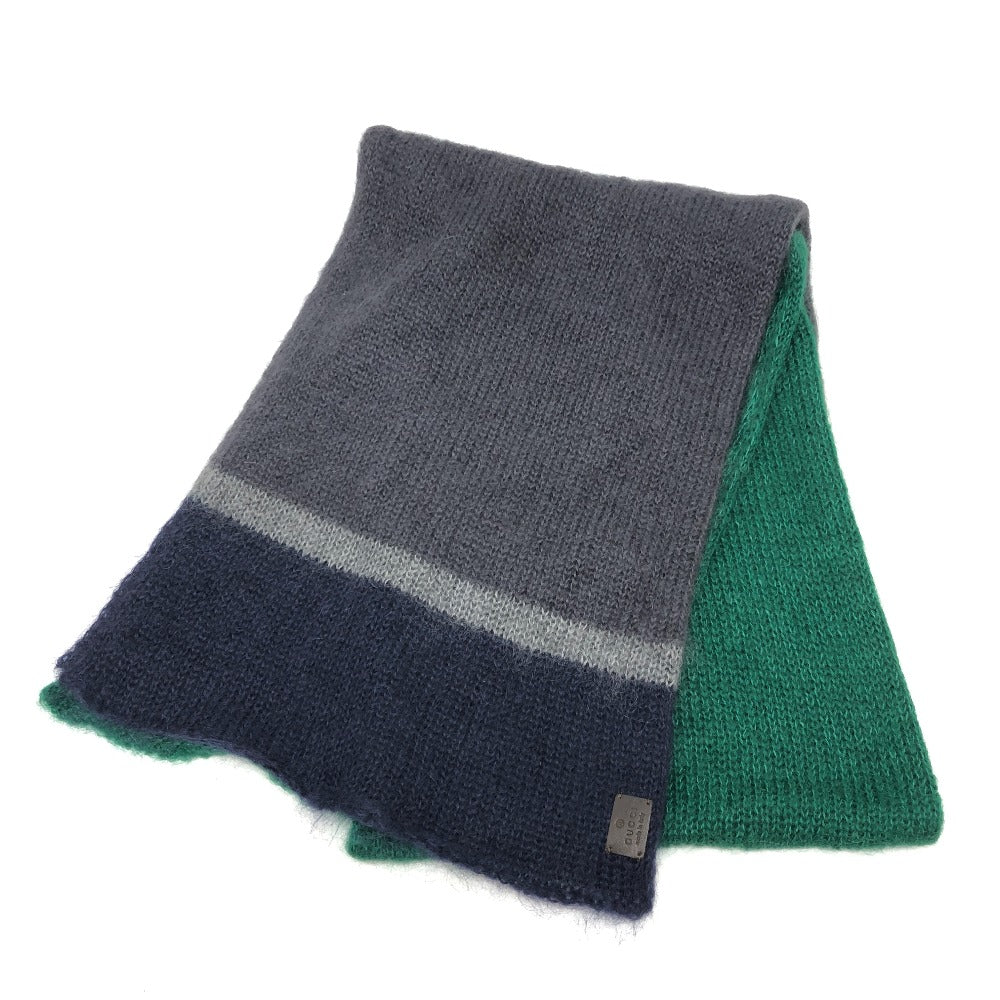 GUCCI Fashion accessories Cold weather accessories Scarf Mohair Unisex Multicolored