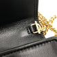 GUCCI 725219 Blondie Medium Chain Wallet Purse Bag Logo Shoulder Bag Leather Women's Black