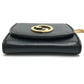GUCCI 725219 Blondie Medium Chain Wallet Purse Bag Logo Shoulder Bag Leather Women's Black