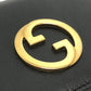 GUCCI 725219 Blondie Medium Chain Wallet Purse Bag Logo Shoulder Bag Leather Women's Black