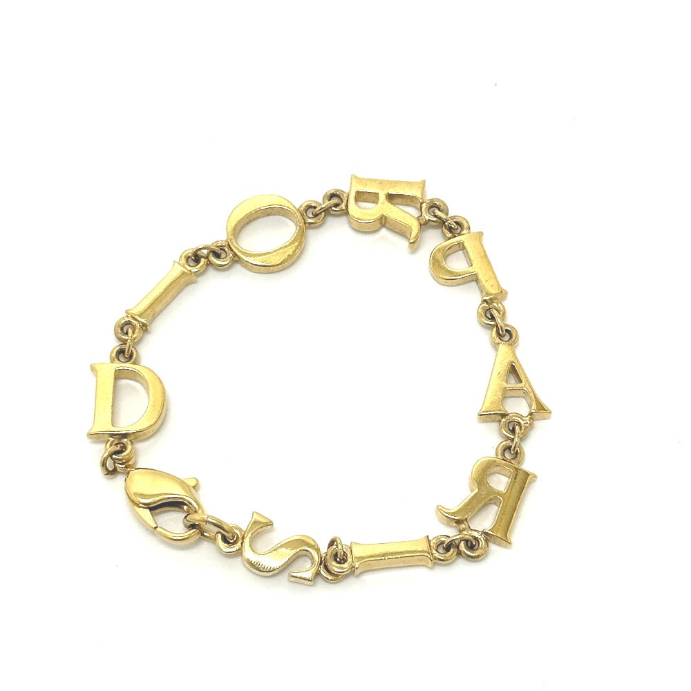 Dior DIOR PARIS ロゴ ブレスレット メタル レディース ゴールド