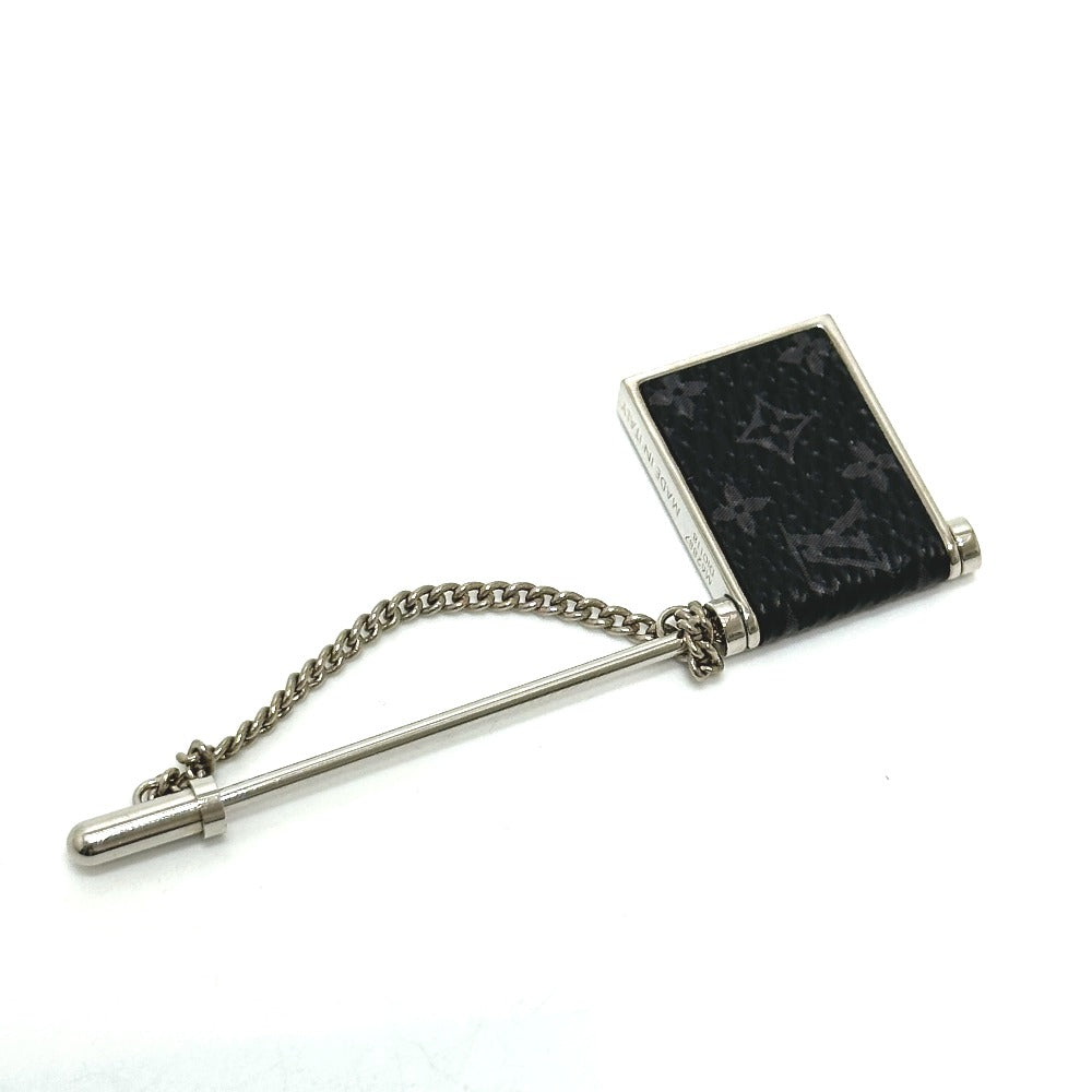 LOUIS VUITTON M62887 ラペルピン ピンブローチ ブローチ モノグラムエクリプスキャンバス レディース ブラック