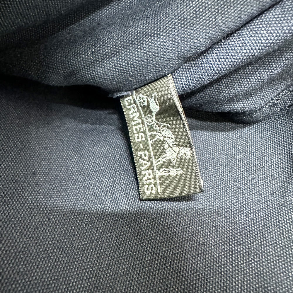 HERMES フールトゥGM カバン トートバッグ ハンドバッグ キャンバス レディース ネイビー