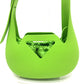 BOTTEGA VENETA 696920 Punch Bag Shoulder Bag Rubber Women's Green