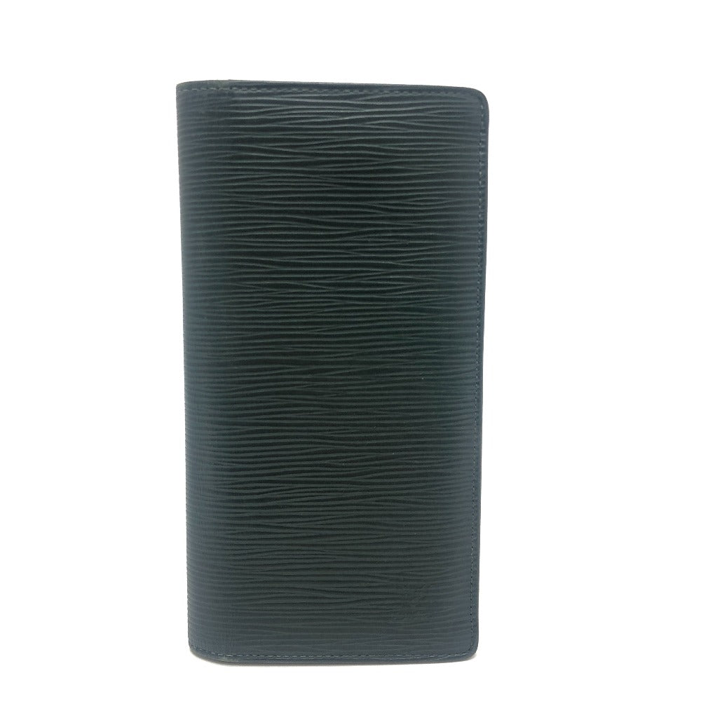 LOUIS VUITTON Portefeuille Brazza (older model) Long wallet Long Wallet Epi Leather Dark green Used