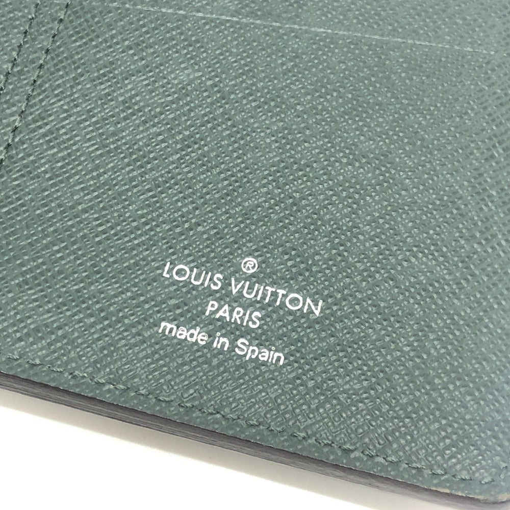 LOUIS VUITTON Portefeuille Brazza (older model) Long wallet Long Wallet Epi Leather Dark green Used