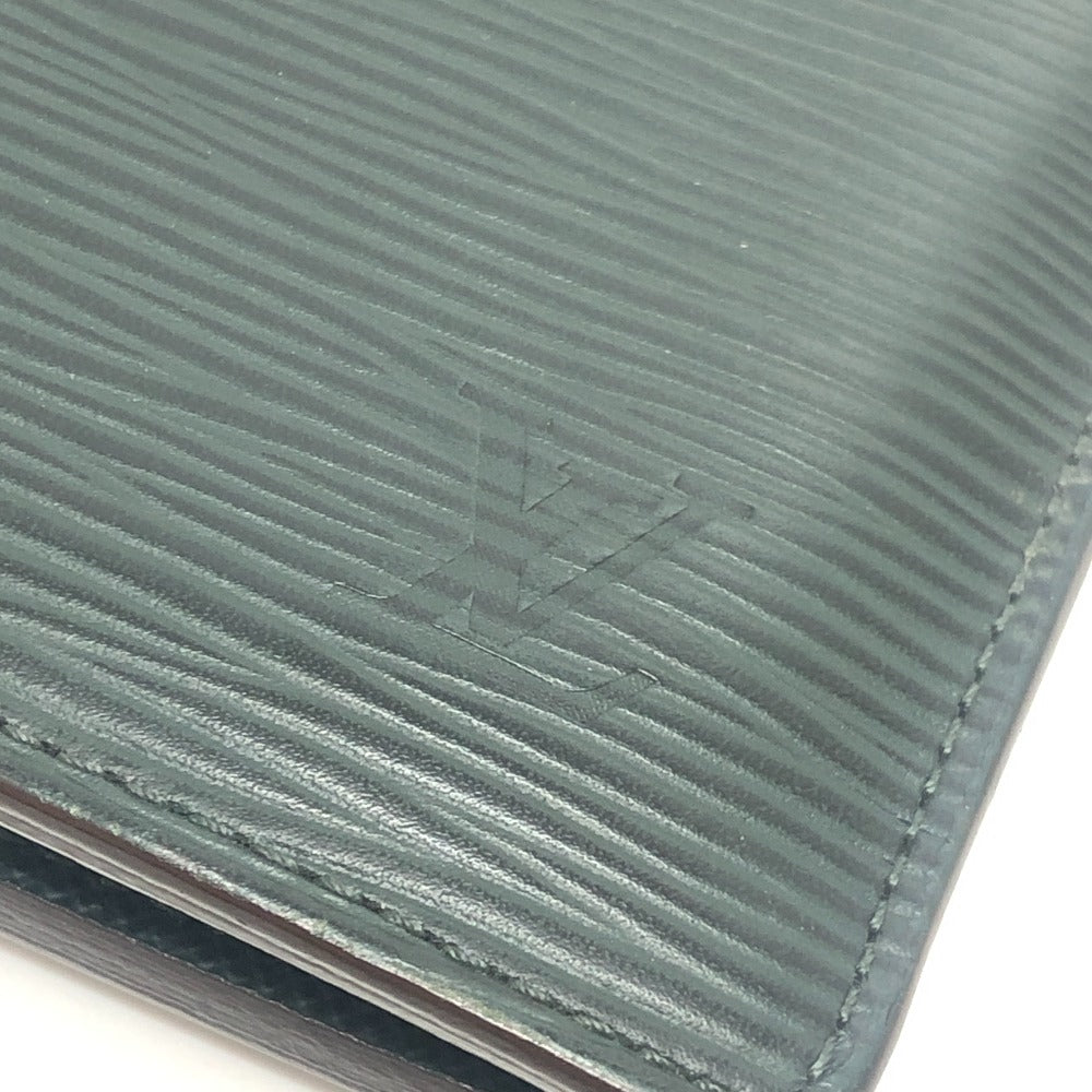 LOUIS VUITTON Portefeuille Brazza (older model) Long wallet Long Wallet Epi Leather Dark green Used