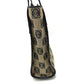LOEWE anagram Tote Bag Handbag Hand Bag Canvas Beige/Black Used