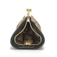 Dior Trotter pattern logo Vintage Kisslock Coin Compartment coin purse Canvas Brown Used