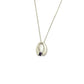 GUCCI 1P Amethyst Chain Necklace SV925 Silver Used