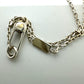 GUCCI 1P Amethyst Chain Necklace SV925 Silver Used