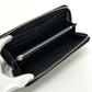 BVLGARI B.zero Charm round Long Wallet Leather Black Used