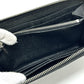 BVLGARI B.zero Charm round Long Wallet Leather Black Used