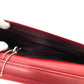 BURBERRY logo 2WAY Business bag Leather Red Used