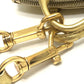 LOUIS VUITTON Mini Lockit Small item Key Holder Mini Pouch Bag Bag Charm Suhari leather Gold Used