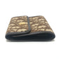 Dior Trotter pattern Short wallet, mini wallet, vintage Trifold wallet Canvas Brown Used
