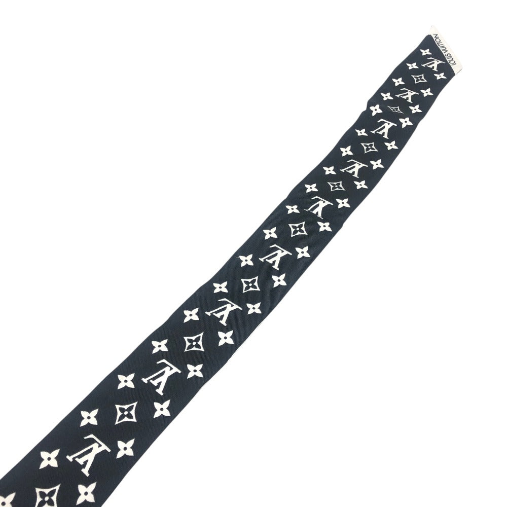 LOUIS VUITTON M90682 BandeauBB-Monogram Infinity Accessory Scarf silk Black x White Used
