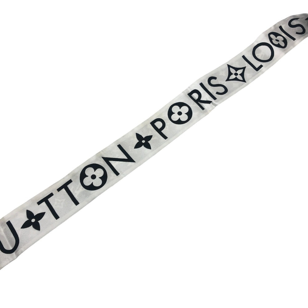 LOUIS VUITTON M90682 BandeauBB-Monogram Infinity Accessory Scarf silk Black x White Used