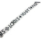 LOUIS VUITTON M90682 BandeauBB-Monogram Infinity Accessory Scarf silk Black x White Used