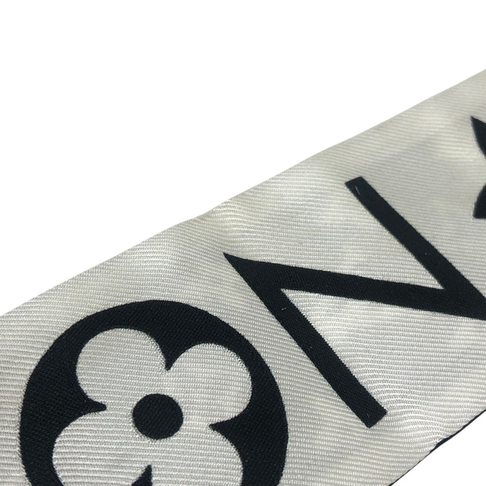 LOUIS VUITTON M90682 BandeauBB-Monogram Infinity Accessory Scarf silk Black x White Used