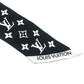 LOUIS VUITTON M90682 BandeauBB-Monogram Infinity Accessory Scarf silk Black x White Used