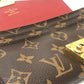 LOUIS VUITTON M58414 Portefeuille-Pallas Long Wallet Flap Long Wallet MonogramCanvas Slys Brown Used