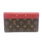 LOUIS VUITTON M58414 Portefeuille-Pallas Long Wallet Flap Long Wallet MonogramCanvas Slys Brown Used