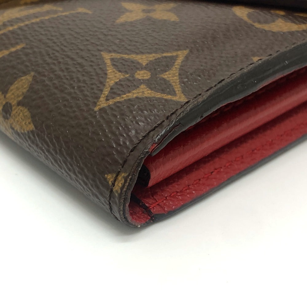 LOUIS VUITTON M58414 Portefeuille-Pallas Long Wallet Flap Long Wallet MonogramCanvas Slys Brown Used