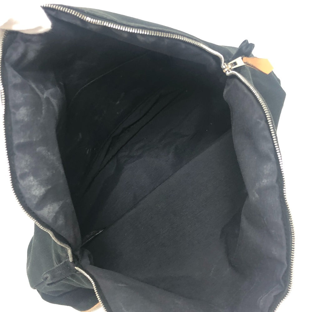 HERMES Bolide Pouch 31 GM Small item case, makeup pouch, cosmetics pouch, multi-purpose Pouch cotton Black Used