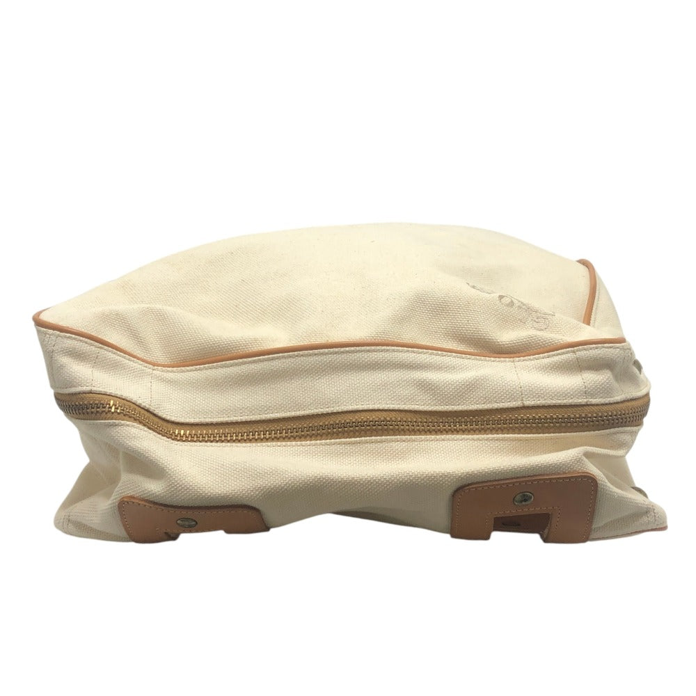 GLOBE TROTTER Suitcase cover for 2-wheeled suitcases Protective storage travel carry bag cover Miscellaneous goods Canvas natural Used