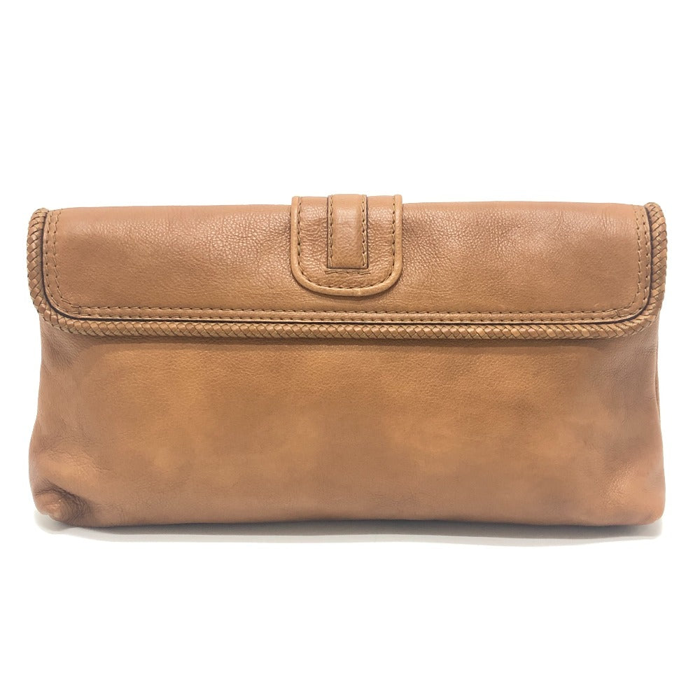 GUCCI 257030 Marchesi GG Tassel Bag Cluch Bag Clutch bag Leather Brown Used