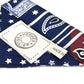 HERMES H800750E 01 Pet Dog DOG Dog Bandana "Apron Doll" Small Size with Collar Loop, Silk, Unisex, Bordeaux/Blue Marine Navy