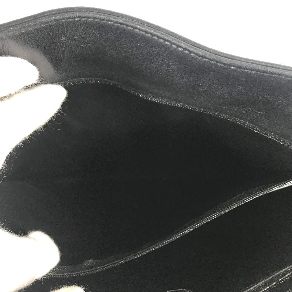 CHANEL ヴィンテージ マトラッセ Wチェーン トートバッグ キルティング CC ココマーク ロゴ 肩掛け カバン ショルダーバッグ レザー レディース ブラック