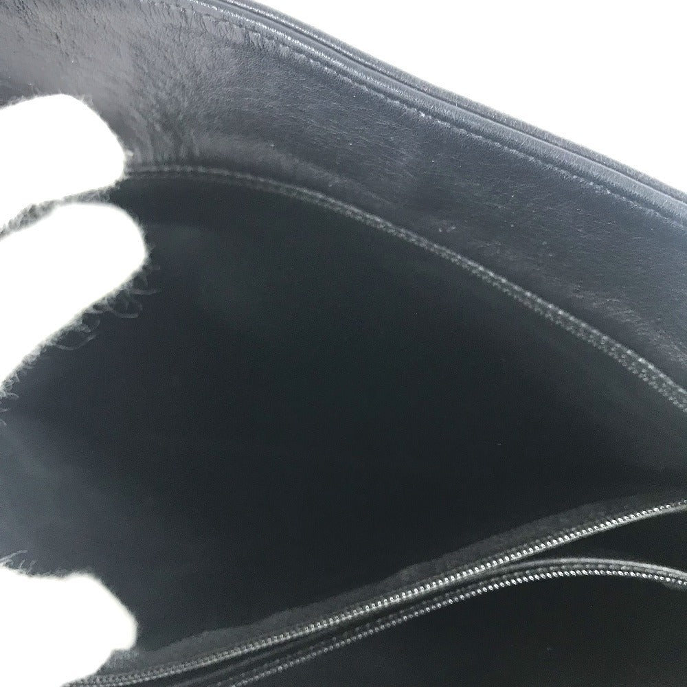 CHANEL ヴィンテージ マトラッセ Wチェーン トートバッグ キルティング CC ココマーク ロゴ 肩掛け カバン ショルダーバッグ レザー レディース ブラック