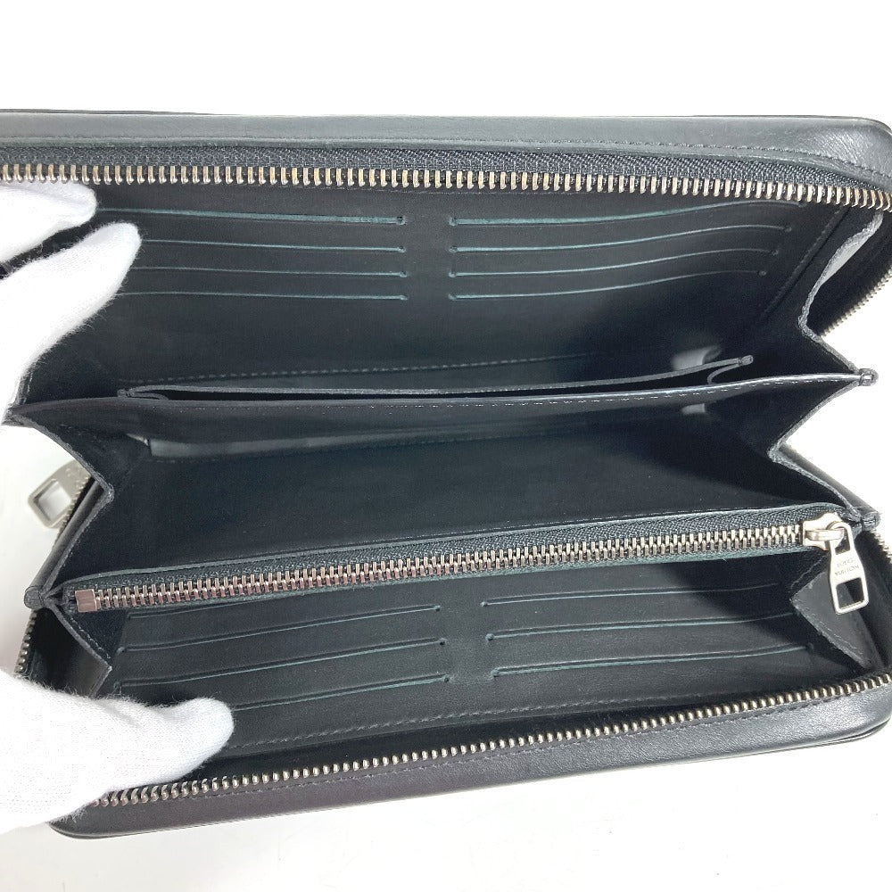 LOUIS VUITTON N61254 Damier Infini Zippy XL Zippy XL Long Wallet Round Zipper Long Wallet Damier Infini Leather Unisex Black