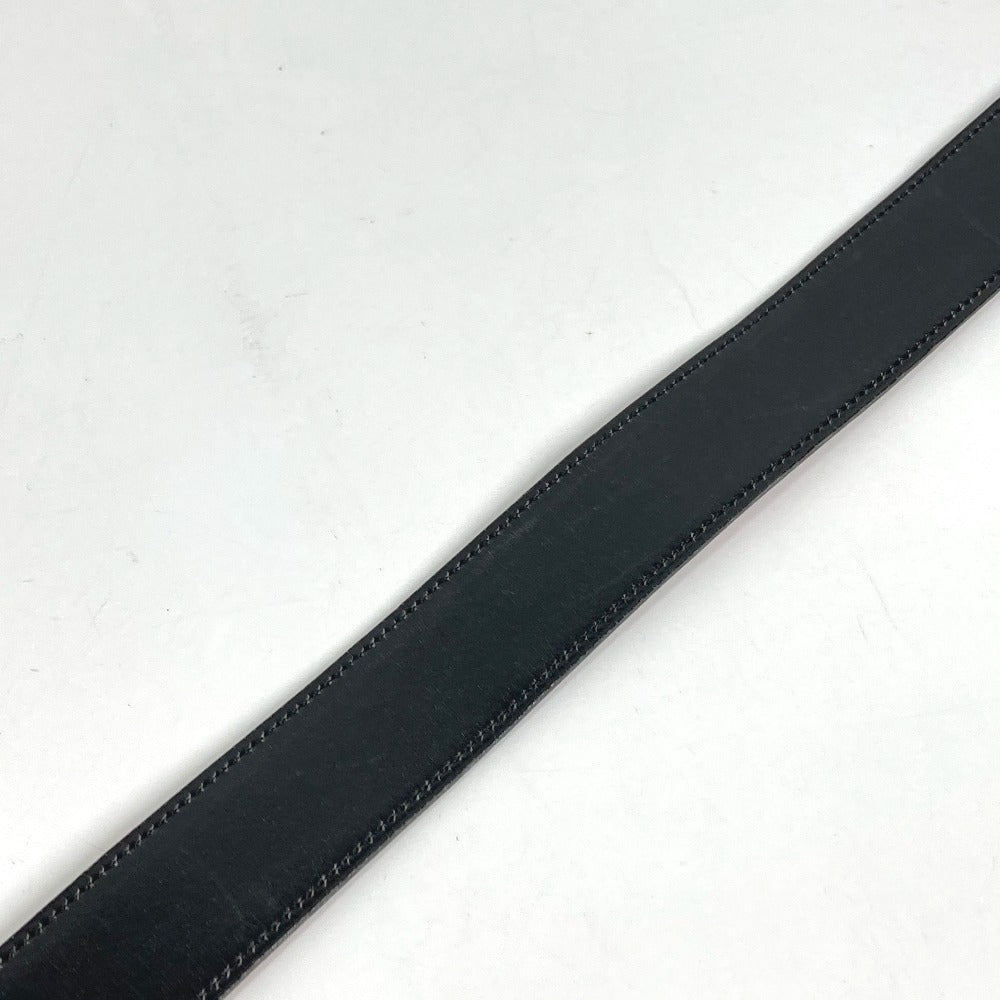 HERMES ヴィンテージ Hベルト バックル ベルト ベルト レザー レディース レッド×ブラック
